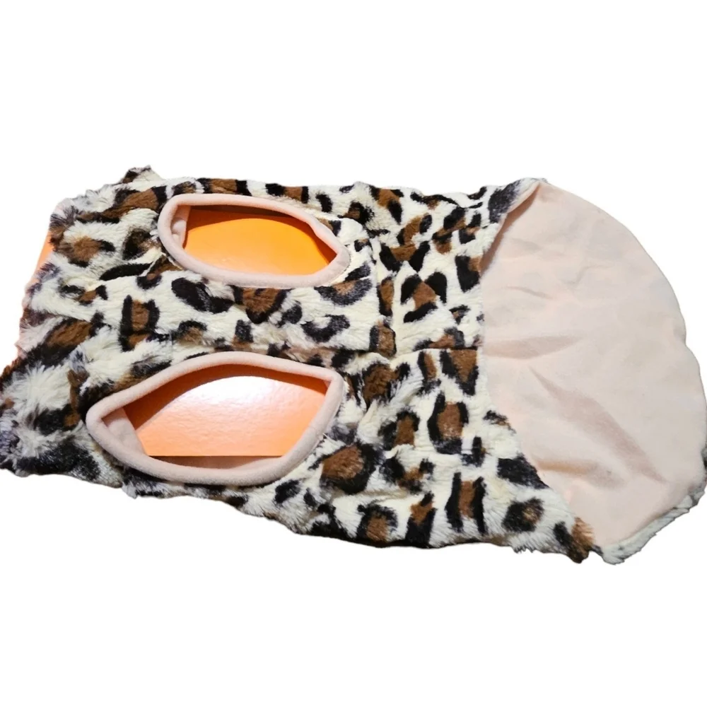 Hyde & Eek Halloween Leopard Hoodie Dog Hoodie Size S